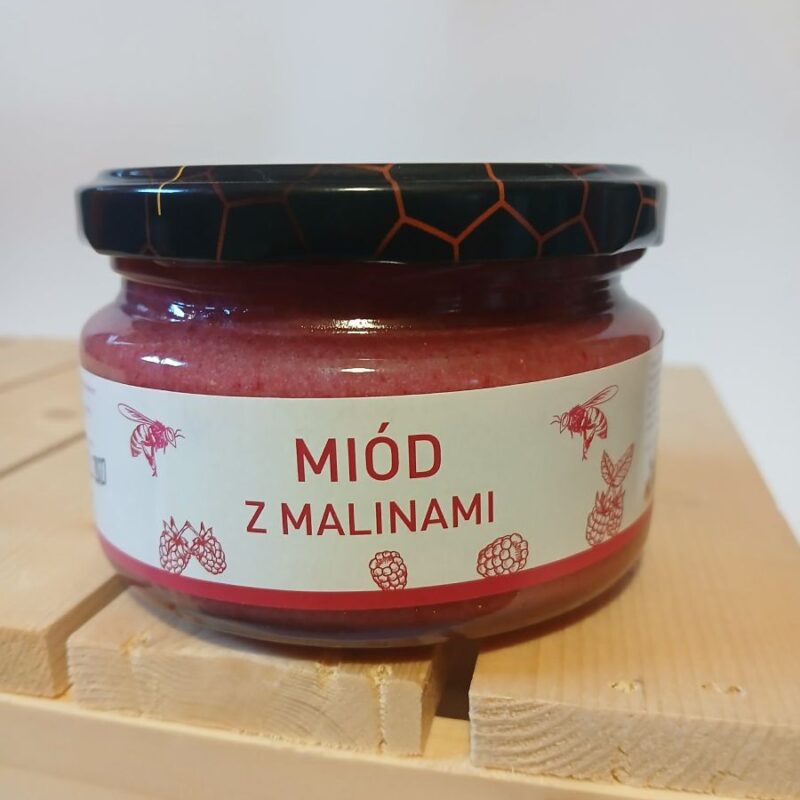 Miód z malinami