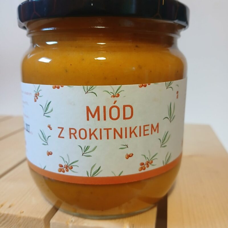 Miód z rokitnikiem. Pasieka w Krakowie
